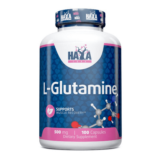 L-glutamina 500mg - 100 Cápsulas - Glutamina - Haya Labs_0
