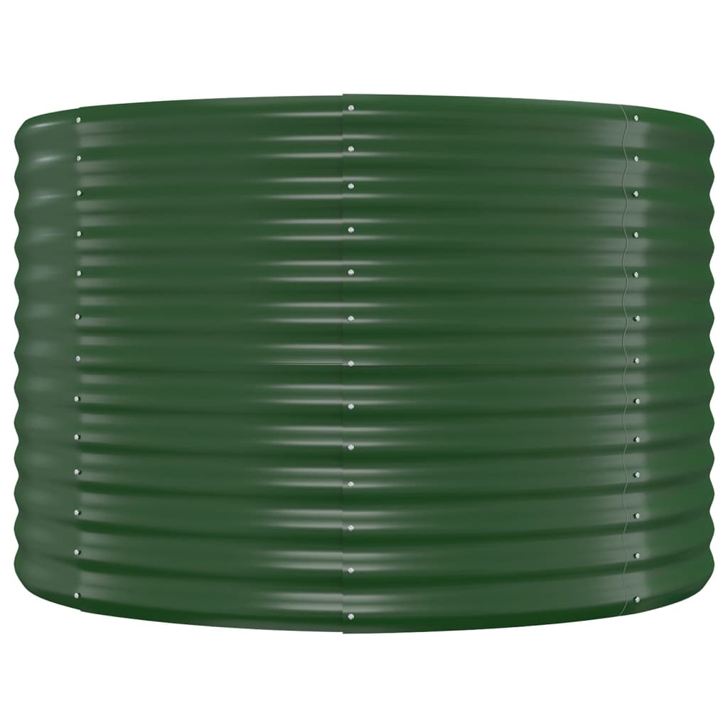 Jardinera Arriate Acero Galvanizado Verde 322x100x68 Cm_3