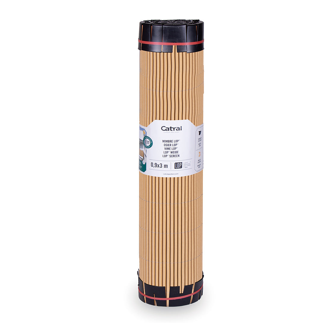 Cerramiento De Mimbre Ecológico Lop - Bambú Oscuro 1x3 M / Multicolor_0