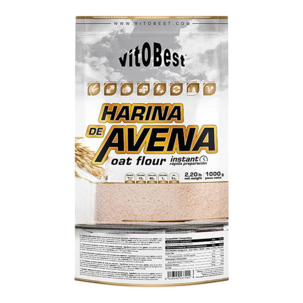 Harina De Avena 1 Kg Sabores Vitobest Natillas-chocolate_0