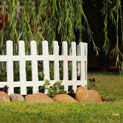 Pack De 5 Mini Vallas Clickfence Lop Blanco - Versatilidad Y Estilo - 0,35x0,55x0,02 M - Multicolor_1