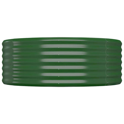 Jardinera Arriate Acero Galvanizado Verde 100x100x36 Cm_2