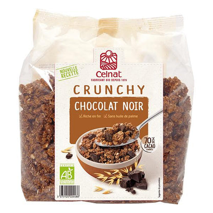 Muesli Bio Crunchy con Chocolate Negro Celnat 500g