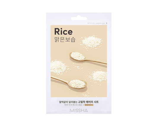Missha Airy Fit Sheet Mask [rice] (19g) - Mascarillla (arroz)_0