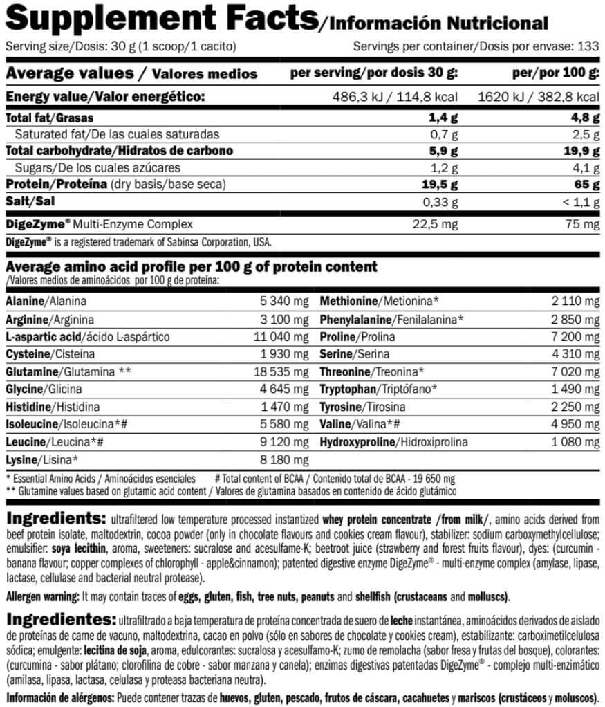 100% Predator Protein - 4kg - Platano - Proteina De Suero Whey - Amix Nutrition_5