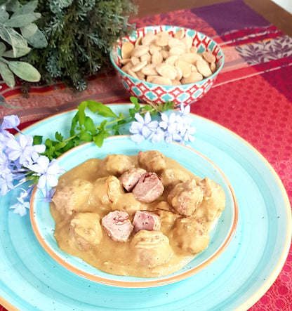 Albóndigas En Salsa De Almendras Y Azafrán_1