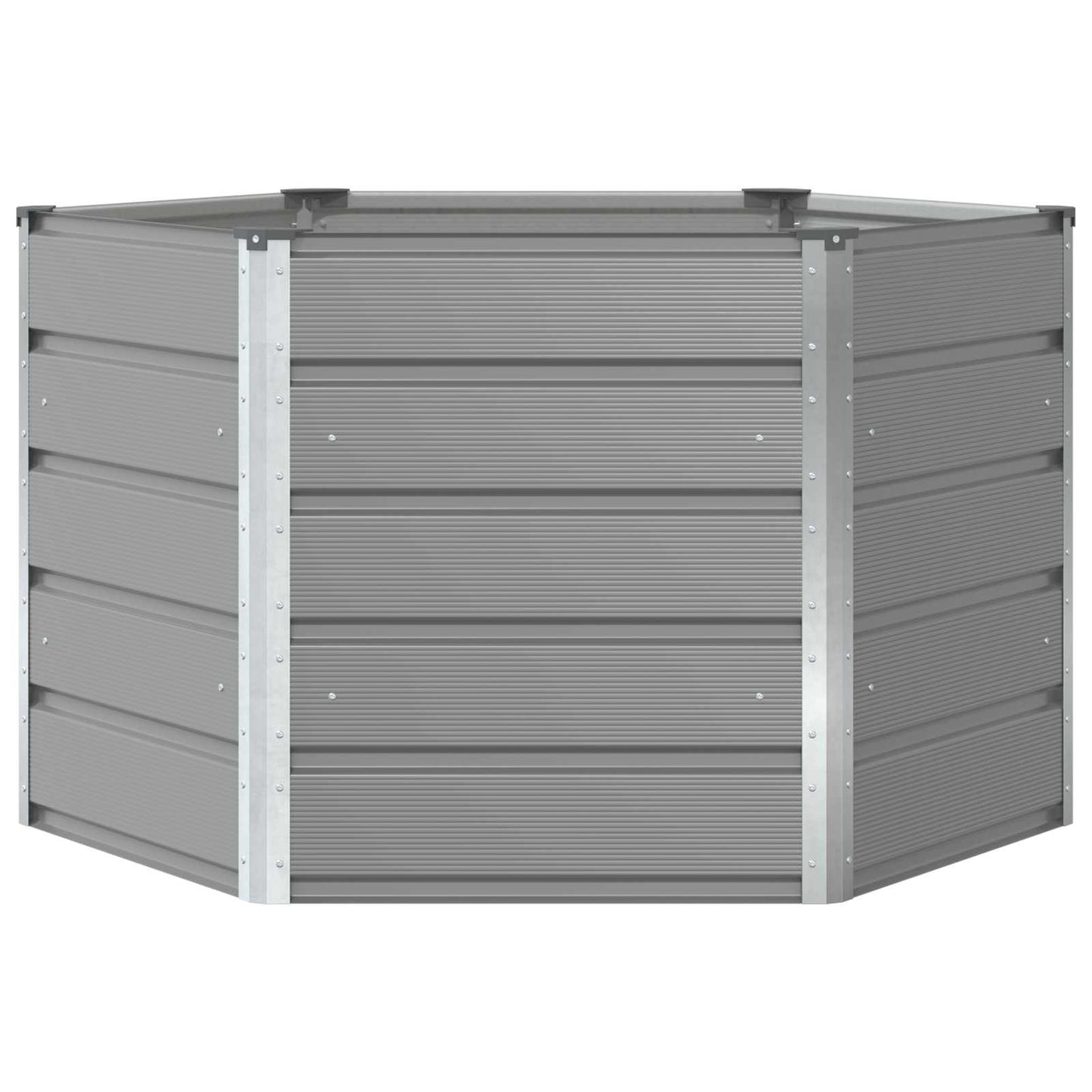 Jardinera Gris Claro 129 X 129 X75 Cm Acero_3
