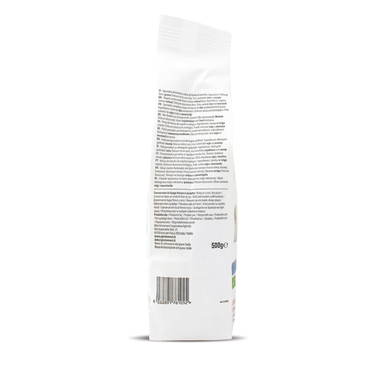 Fusilli espelta bio Girolomoni 500g