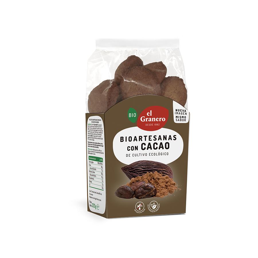 Galletas Artesanas con Cacao Bio Granero 220 gr