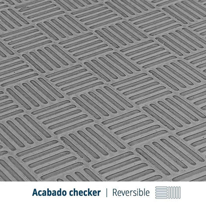 Tatami Puzzle Eva Para Suelo Infantil 1x1m X40mm Negro - Gris Pack Ahorro 8 Unidades_5