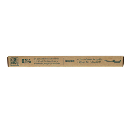 Cepillo dental de bambú infantil Sol Natural