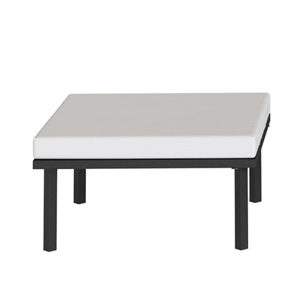 Outsunny Conjunto De Jardín Exterior 6 Piezas En Forma De L Cojines Gris Claro_4