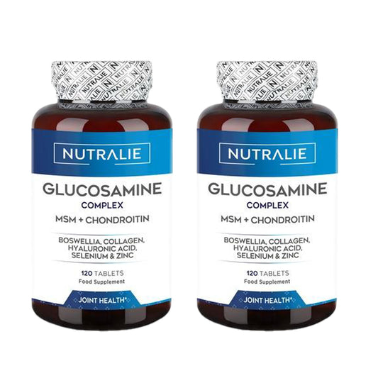 Pack 2x Nutralie Glucosamina Complex + MSN + Condroitina articulaciones 120 comprimidos