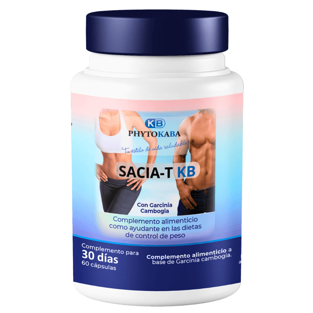Sacia-t Kb 60 Cápsulas A Base De Garcinia Cambogia_0
