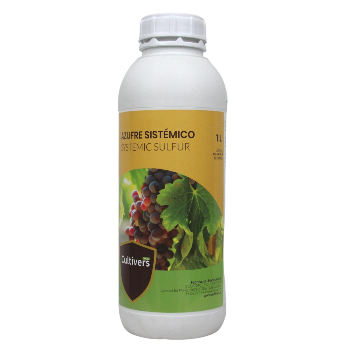 Azufre Sistémico Para Plantas Cultivers 5 L_0