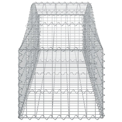 Cestas De Gaviones 20 Uds Forma De Arco Hierro 200x50x40/60 Cm_4