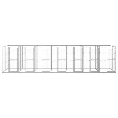 Perrera De Exterior De Acero Galvanizado 16,94 M²_0