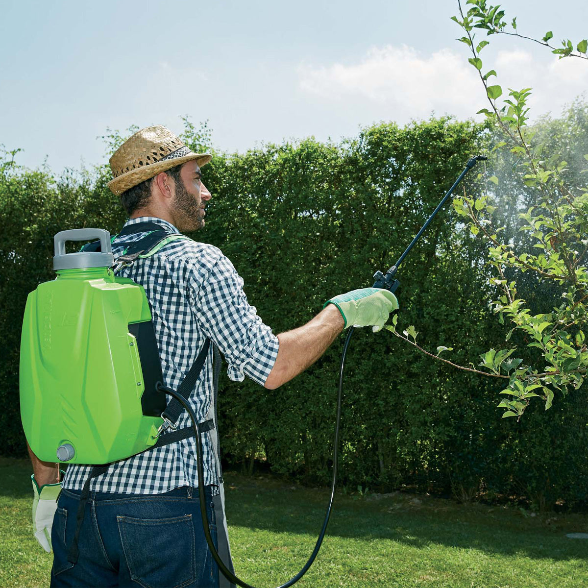 Pulverizador de mochila batería 8 l Verdemax