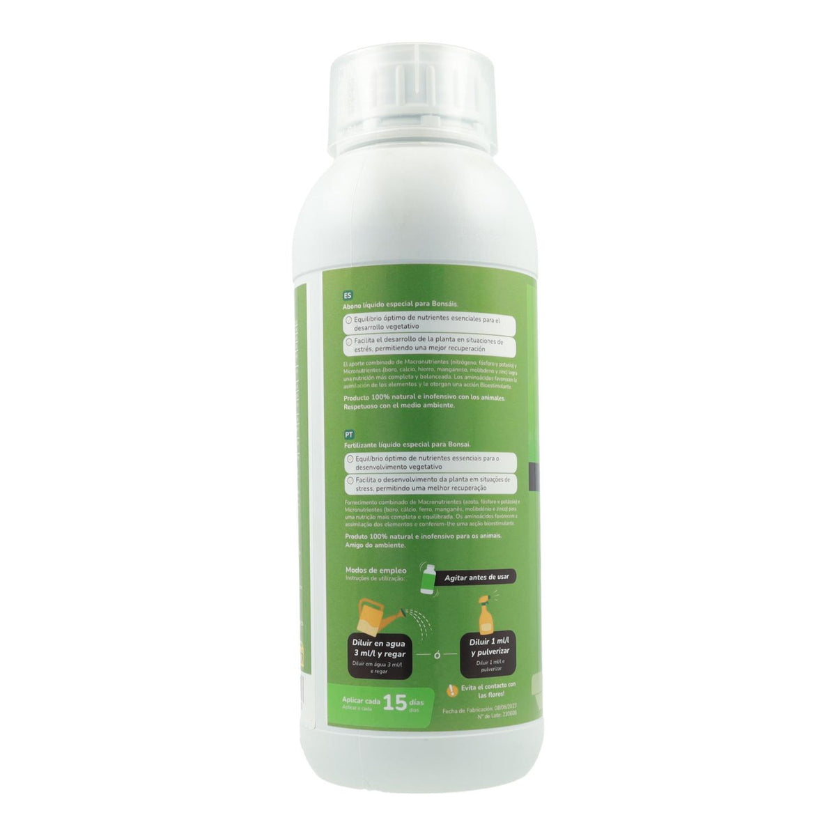 Abono Líquido Bonsáis Planeta Huerto 1 l
