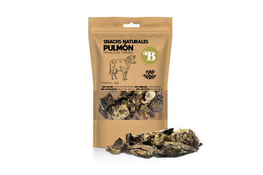 Bimordiscos Premios De Pulmón De Ternera Para Perros Y Gatos - 100g 100 G_0