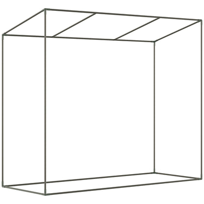 Outsunny Invernadero Pequeño Con Ventanas Para Cultivar Tomates Blanco_4