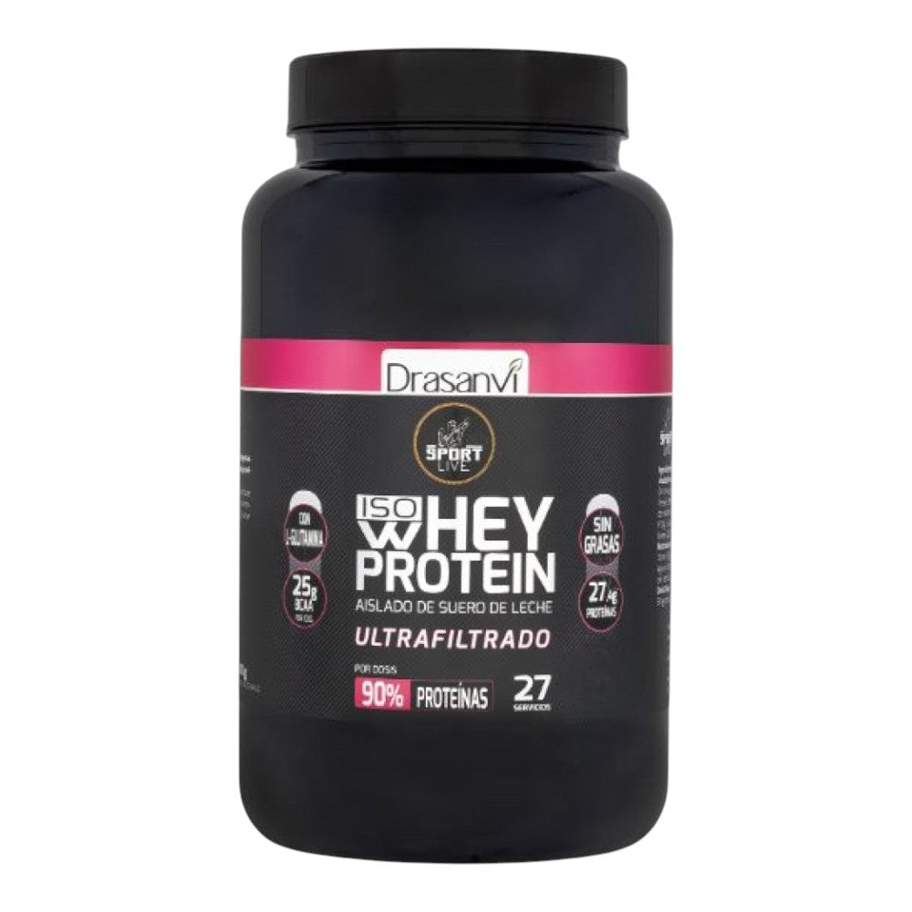 Sport Live Iso Whey Protein Aislado 800 Gr Yogur - Fresa_0