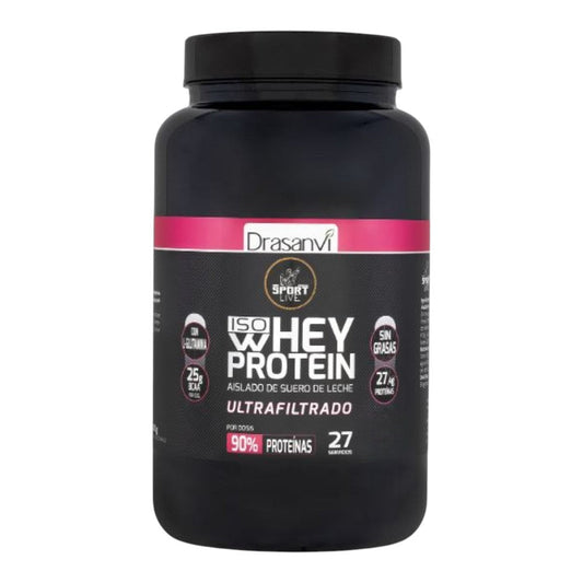 Sport Live Iso Whey Protein Aislado 800 Gr Yogur - Fresa_0