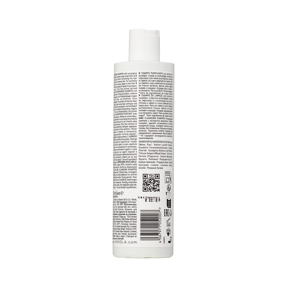 Indola Champú Detox Purificante Profesional Para Cuero Cabelludo Graso 300ml_2