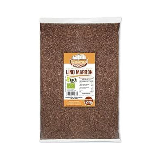 Semillas De Lino Marrón Bio - 2 Kg, Bolsa_0