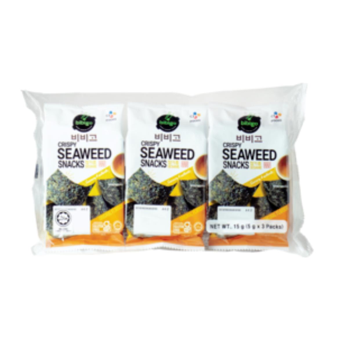 Snack de Algas Marinas Crujientes Bibigo 15 g