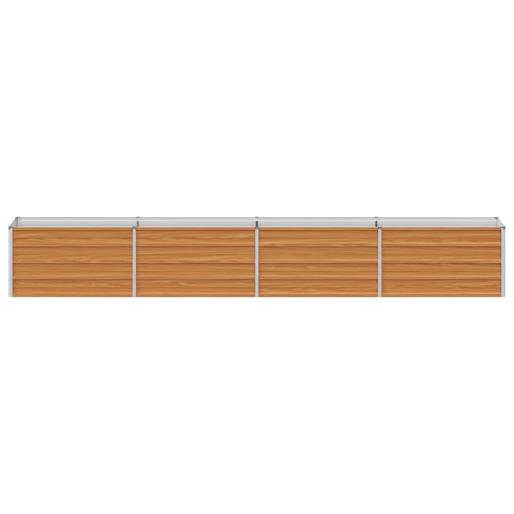Arriate Elevado Marrón Claro 320 X 40 X 45 Cm Acero Galvanizado_4