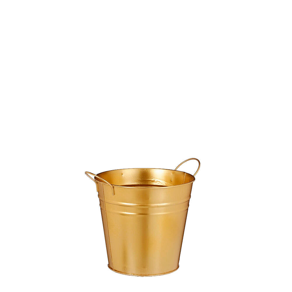 Cubo De Oro Con Asas 16cm_0