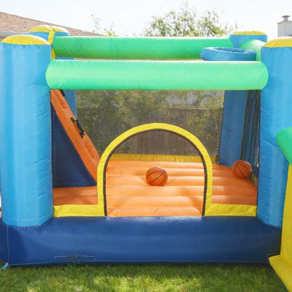 Aiyaplay Castillo Hinchable Acuático 8 En 1 Con Soplador 550w Tobogán Trampolín_4