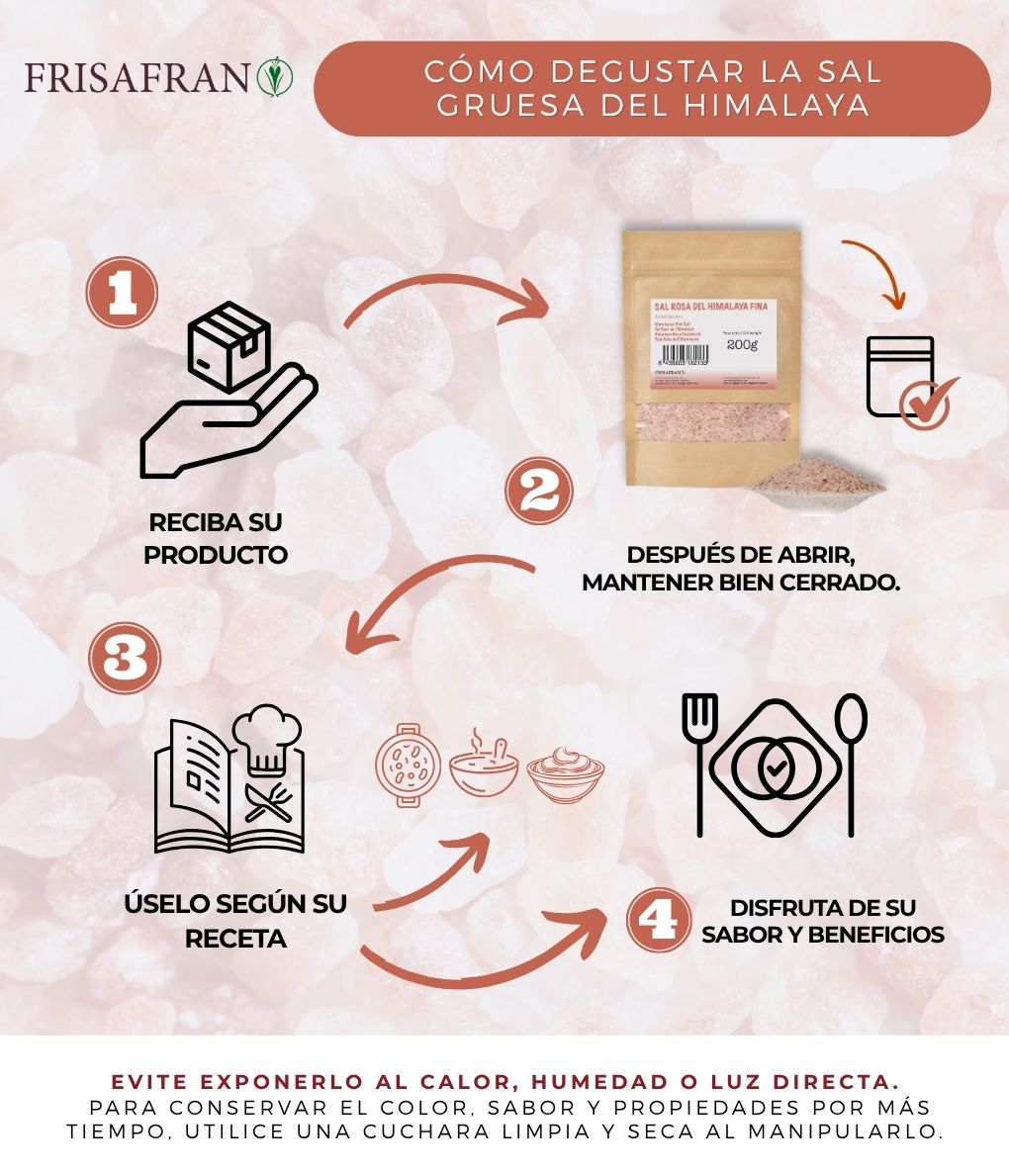 Sal Rosa Del Himalaya Gruesa - Calidad Y Sabor | Frisafran 500 G_1