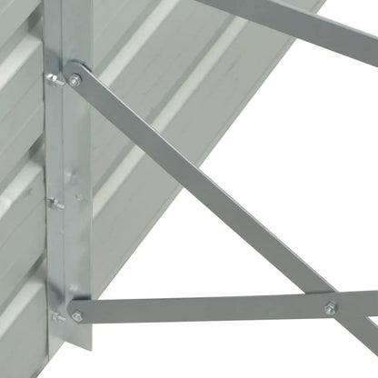 Arriate De Jardín De Acero Galvanizado Marrón 480x80x77 Cm_4