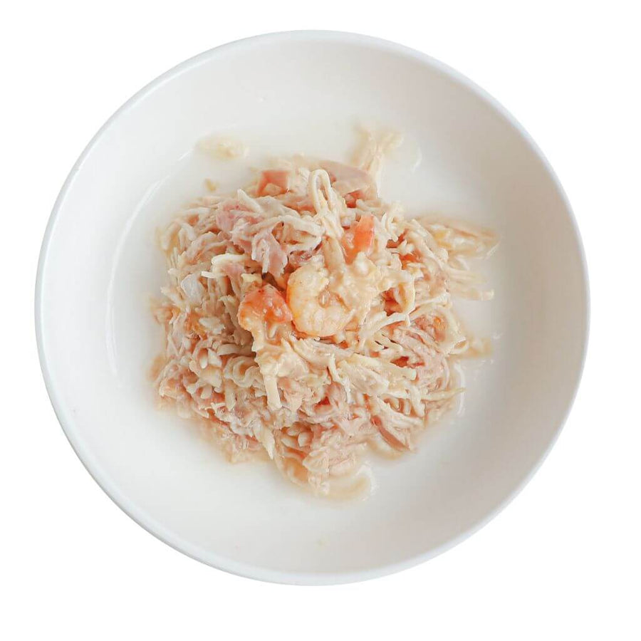 Kit Cat Lata Toppers - Pollo, Atún & Gamba 80 g Comida húmeda para gatos