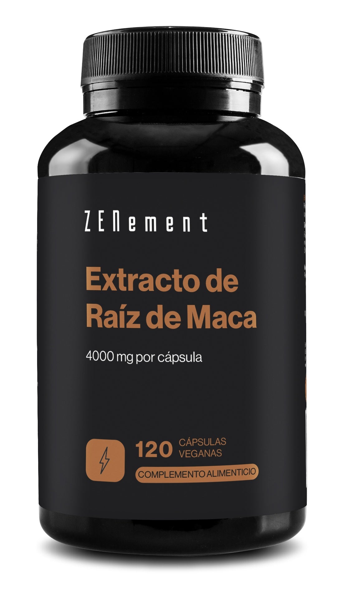 Extracto de raíz de Maca 4000 mg, altamente concentrado 10:1 Zenement, 120 comprimidos