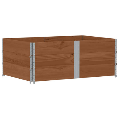 Jardinera De Madera Maciza De Pino Marrón 150x100 Cm_0
