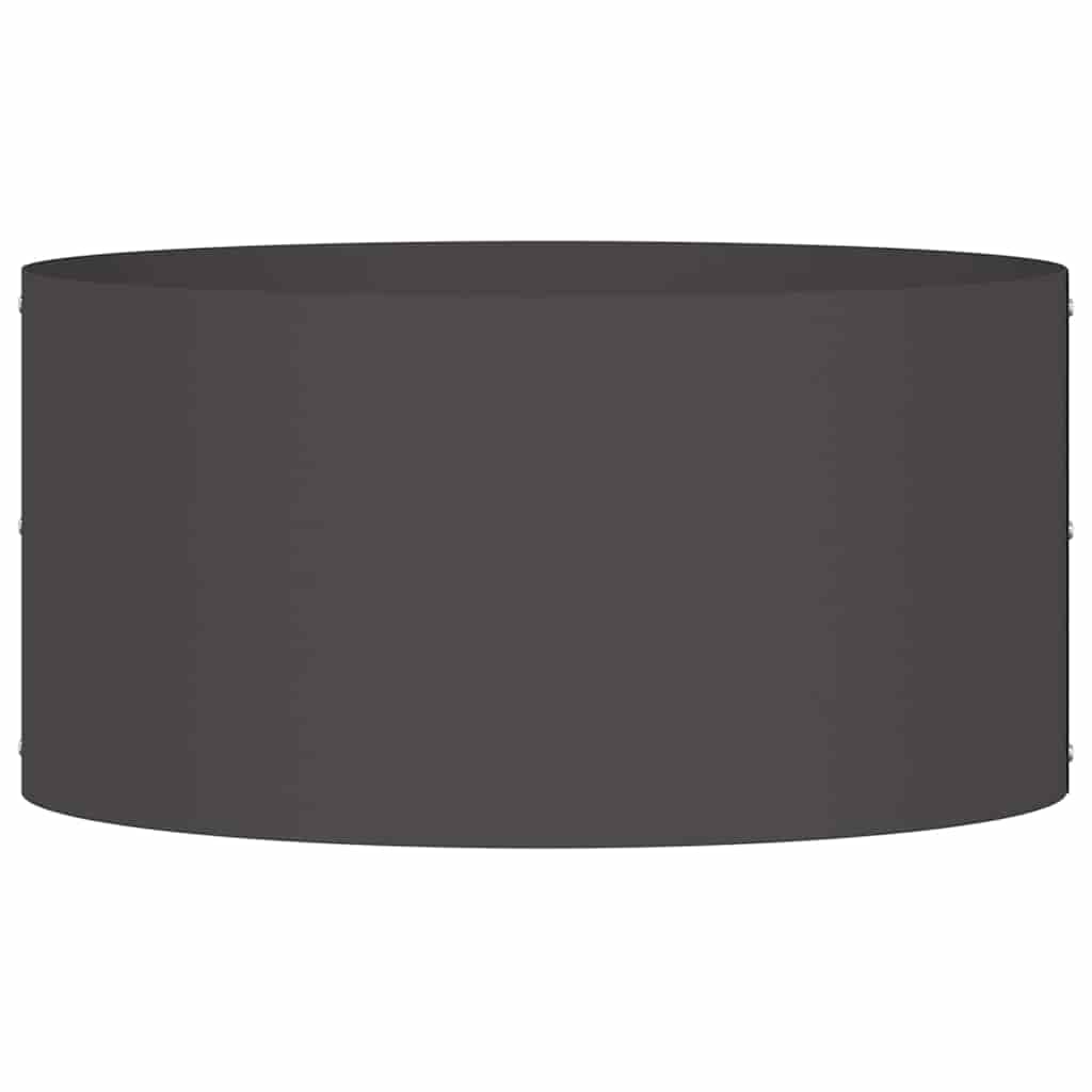 Anillo Para Maceta Negro 40 X 40 X 20 Cm Acero Laminado En Frío_4