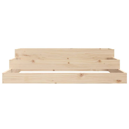 Jardinera De Madera Maciza De Pino 107x107x27 Cm_3