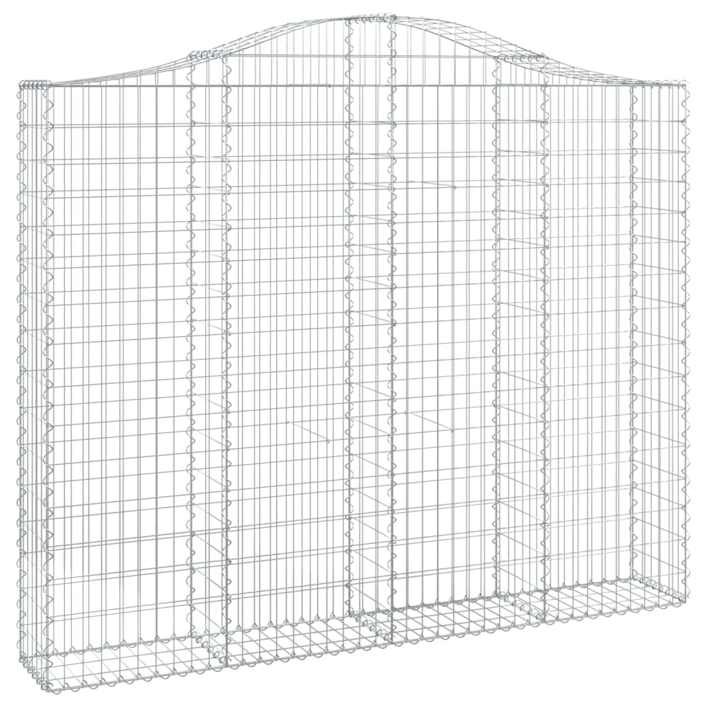 Cestas Gaviones 5 Uds Forma De Arco Hierro 200x30x160/180 Cm_2