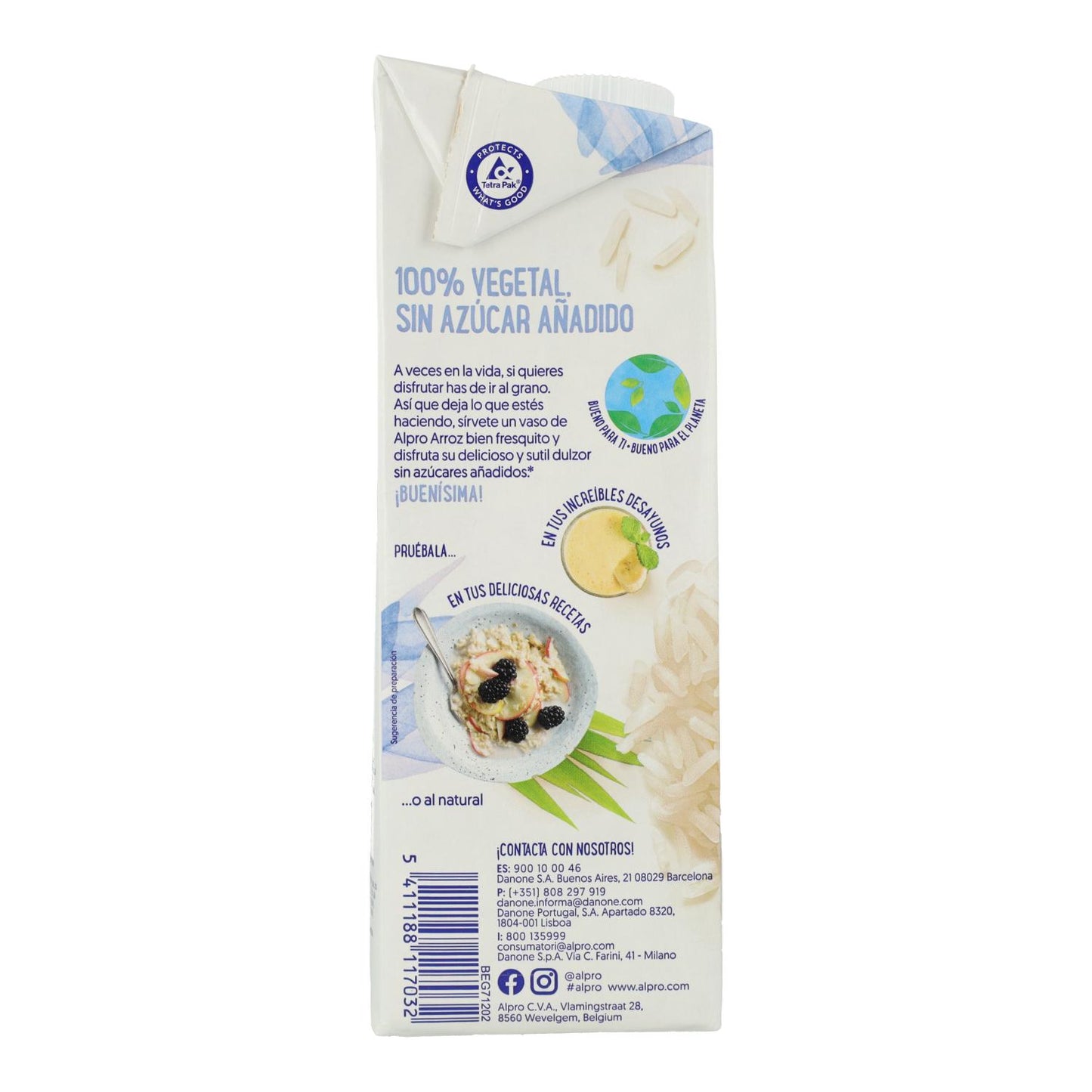 Bebida de Arroz con Calcio Alpro 1 Litro
