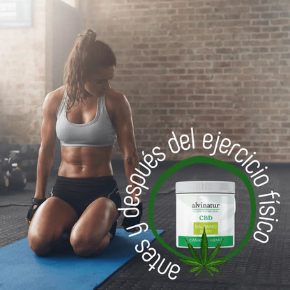 Alvinatur - Bálsamo CBD Menta 100ml, Con Aceites De Cáñamo, Romero, Menta, Oliva, Y Almendras Dulces_2