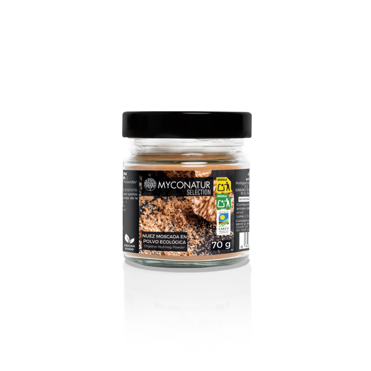 Nuez Moscada Ecológica En Polvo Myconatur 70g_0