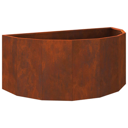 Jardinera Oxidado 90 X 45 X 35 Cm Acero Autopatinable_0