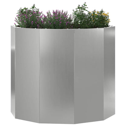 Jardinera Plateado 60 X 60 X 50 Cm Acero Galvanizado_2