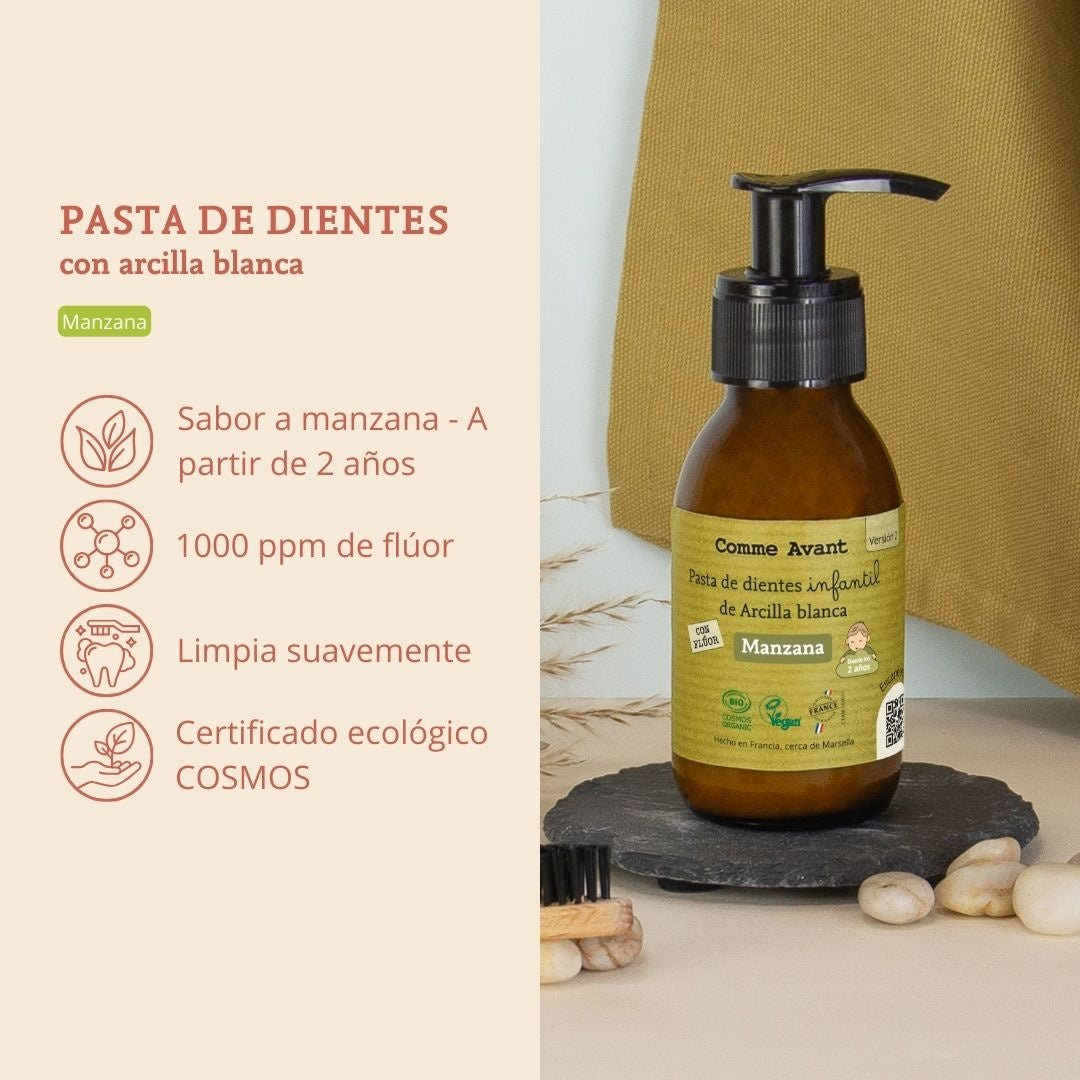 Pasta de dientes infantil de manzana Comme Avant 105 g