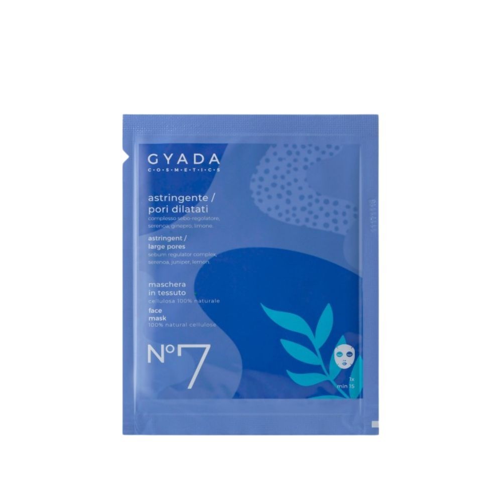 Mascarilla Facial En Tela N.7 Astringente / Poros Dilatados Gyada 15ml_0