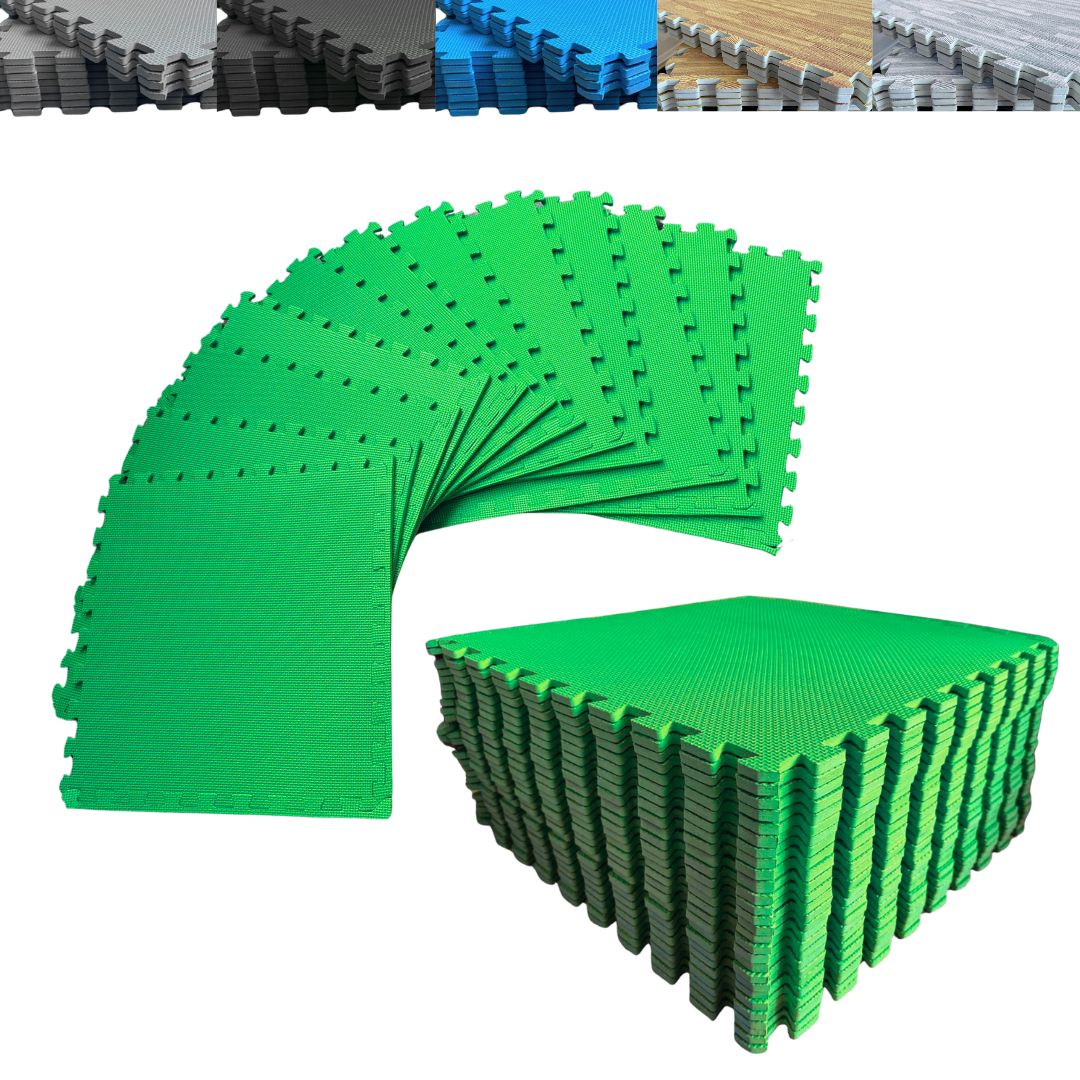 Jowy Tatami Puzzle 1cm 60x60cm – Pack 4 Uds (t60-4) Verde_0