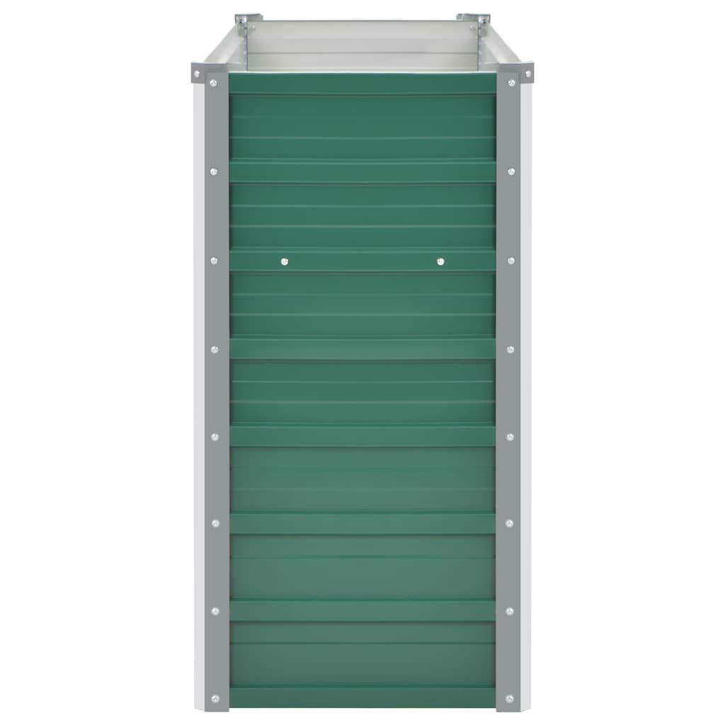 Arriate De Jardín De Acero Galvanizado Verde 100x40x77 Cm_4